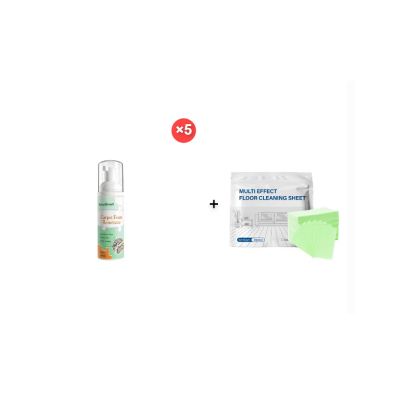 Limited Stock!! AEXZR® Waterless Carpet Foam Stain Remover with Towely