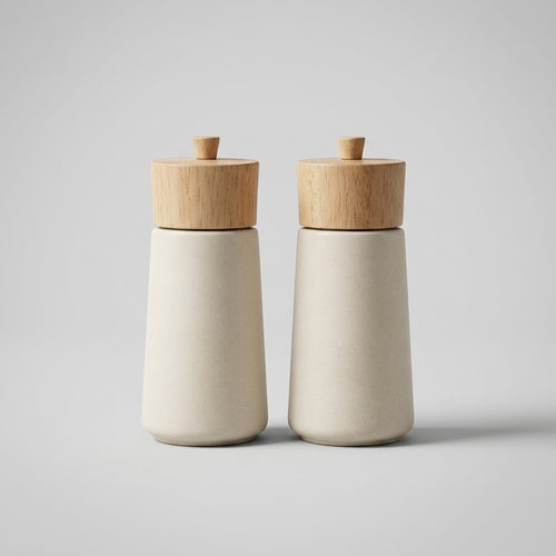 TryOmniPicks Refillable Ceramic Spice Mill Set