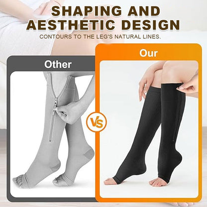 Limited Stock!!! AEXZR® Easy-On Zipper Compression Socks
