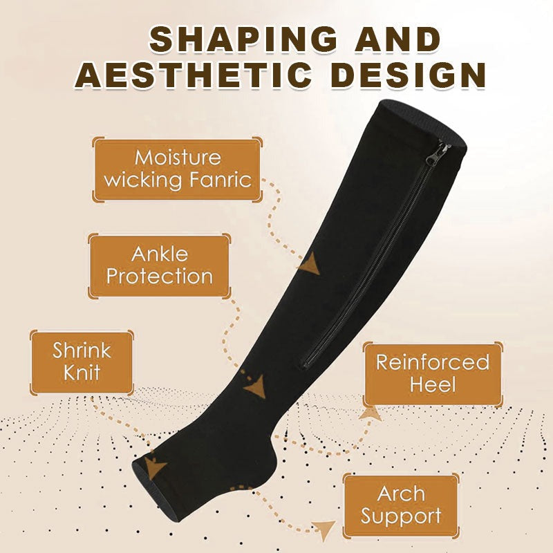 Limited Stock!!! AEXZR® Easy-On Zipper Compression Socks