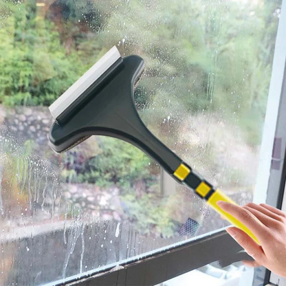 TryOmniPicks 2-in-1 Window Screen Squeegee Cleaner