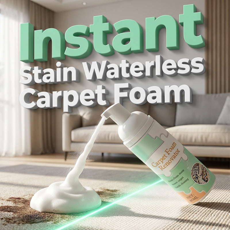 Limited Stock!! AEXZR® Waterless Carpet Foam Stain Remover with Towely