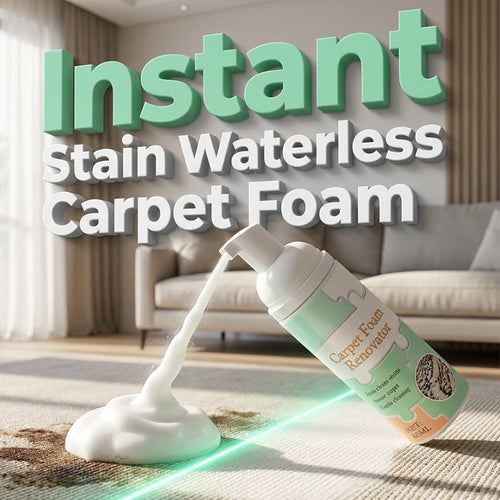 Limited Stock!! AEXZR® Waterless Carpet Foam Stain Remover with Towely